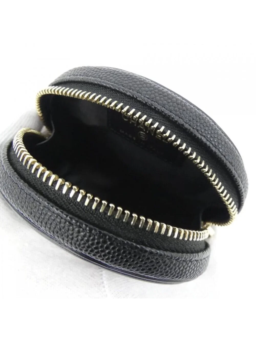 Chanel Coin Case Coin Purse Black